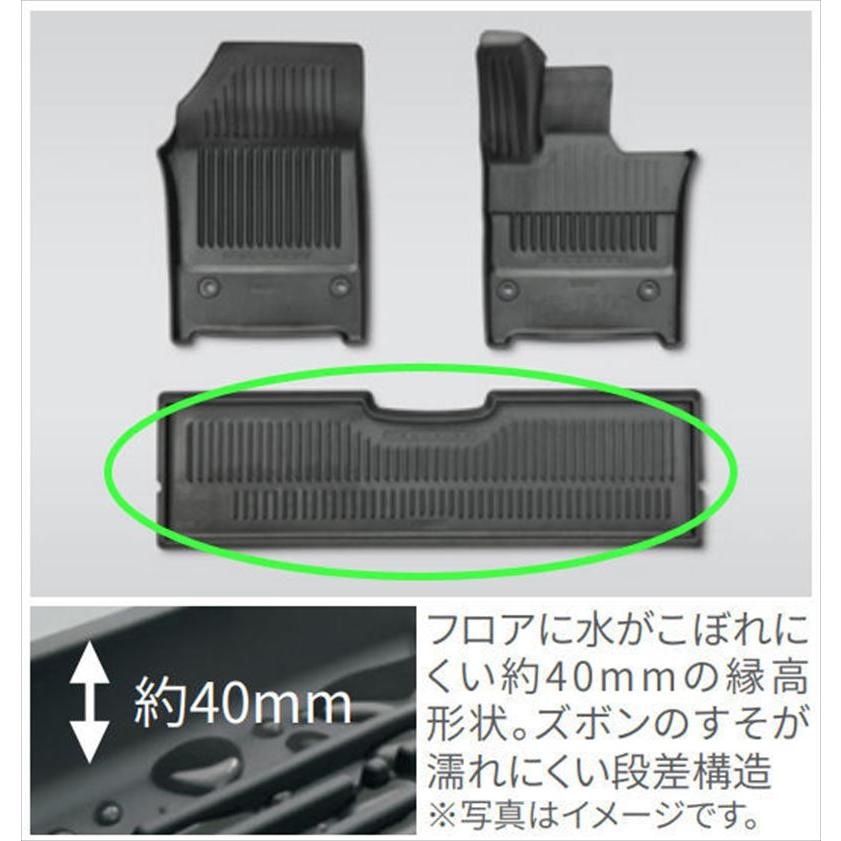ヴェルファイア スノー・レジャー用フロアマット（縁高タイプ）リヤ2列 