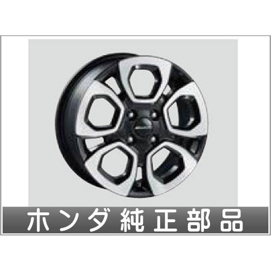 フィット 15インチアルミホイール ME020（切削／グリントブラック塗装