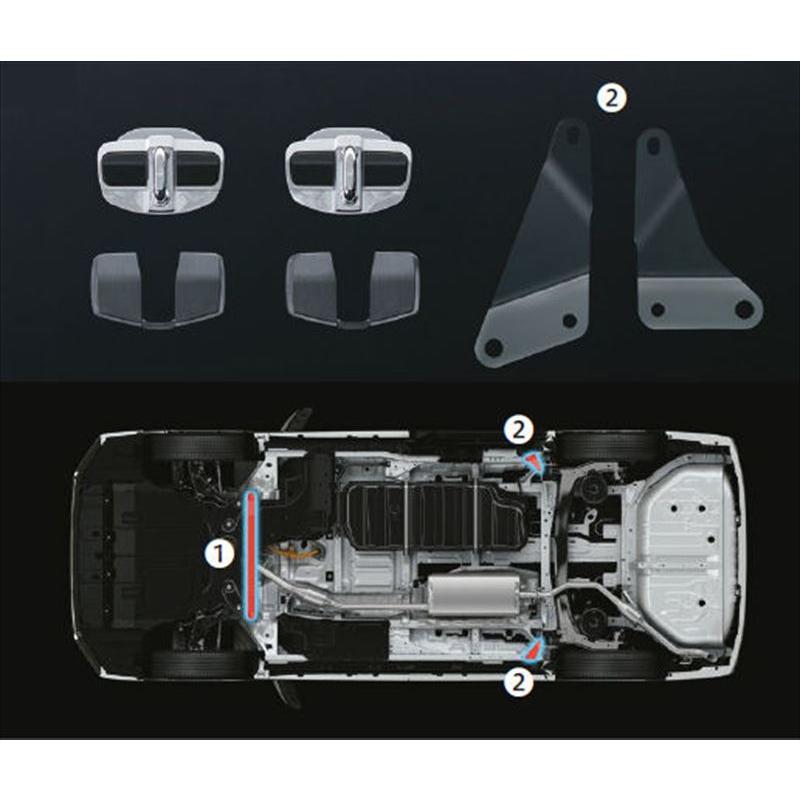 ノア GR PARTS ドアスタビライザー＆GRブレースセット トヨタ