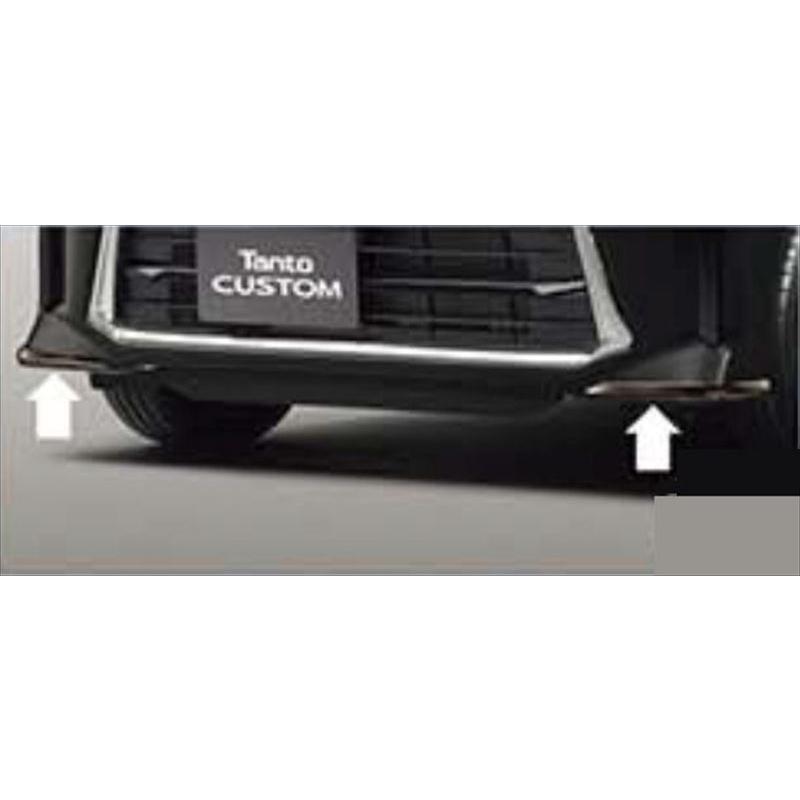 タント カスタム フロントバンパーロアモール（ダークブラックメッキ