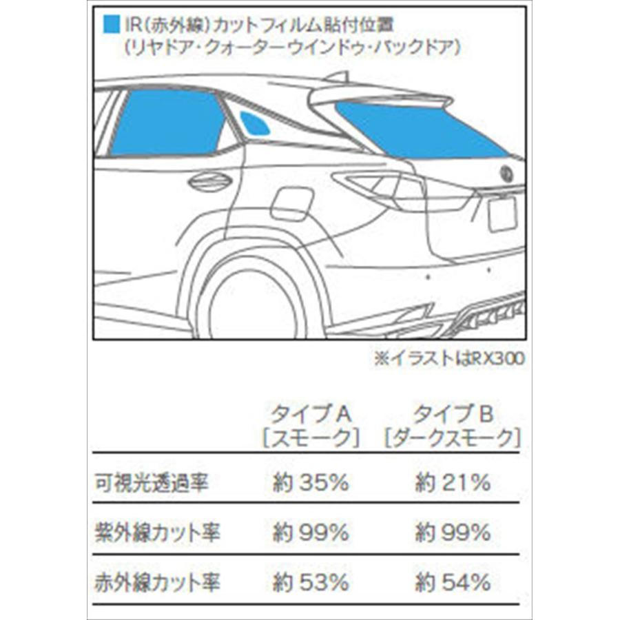RX IR（赤外線）カットフィルム ※タイプA レクサス純正部品 GYL20