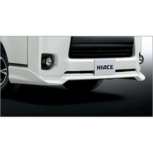 ハイエース　純正フロントバンパー　スポイラー　セット ハイエース フロントスポイラー トヨタ純正部品 パーツ オプション