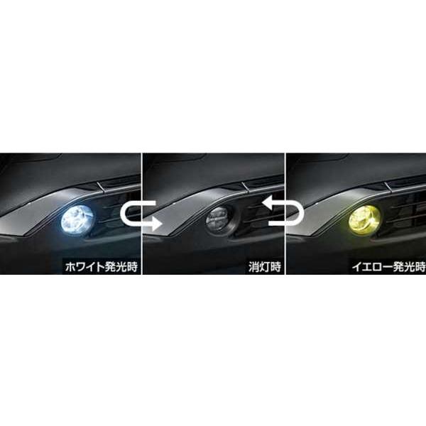 ハリアー バイカラーLEDフォグランプ ※スイッチは別売り トヨタ純正