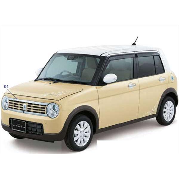 ラパン フロントグリル ※ナチュラルキュート フロントカメラ無車用
