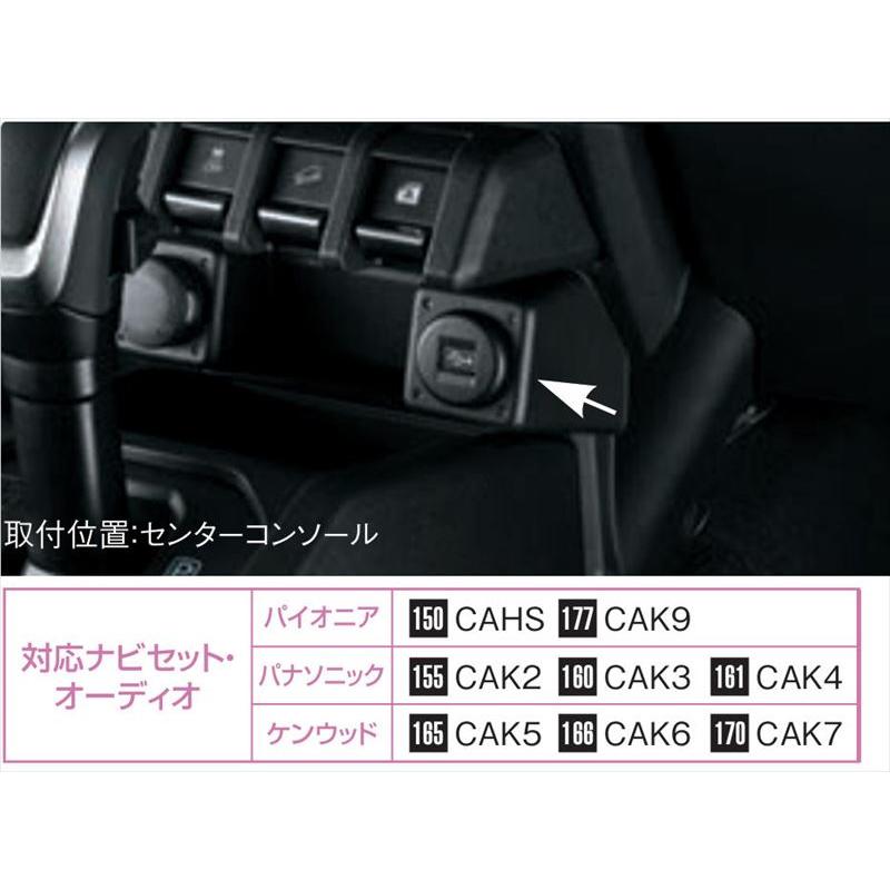 ジムニーノマド USBソケット スズキ純正部品 JC74W パーツ オプション