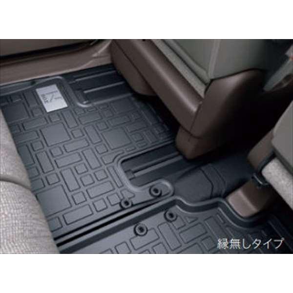 年式 ホンダ N-BOX カスタム(JF1) オールシーズンフロアマット フロント＆リアセット ホンダ純正ラバーフロアマット ハイエッジ樹脂フロアマット 車種専用 N-BOX フロントオールシーズンマット(縁高タイプ)左右分セット「ホンダ