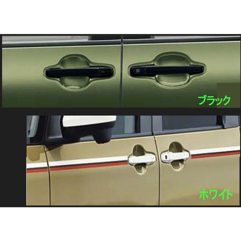 【新車外し】タントカスタム純正 LA650S 後期 ドアアウターハンドル メッキ タント ファンクロス ドアアウターハンドル ※1台分4個セット