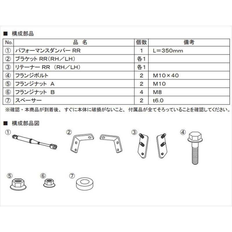 ラブ4 GR PARTS パフォーマンスダンパー トヨタ純正部品 AXAN64 AXAP64