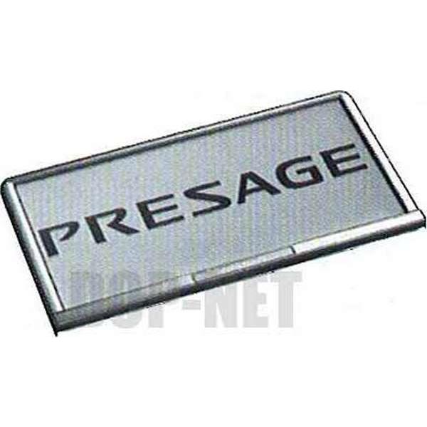 プレサージュ ナンバープレートリム 高級クローム（リヤ用） 1枚からの販売  日産純正部品 パーツ オプション | 