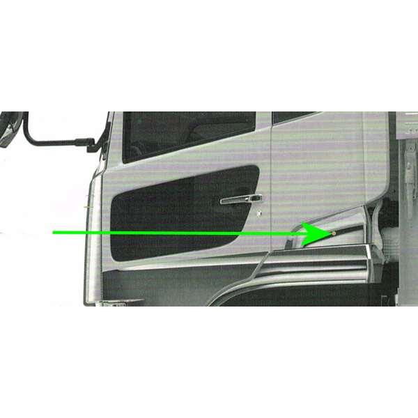 メッキドアガーニッシュ 純正 クオン クオン メッキドアガーニッシュ 左右セット UDトラックス純正部品