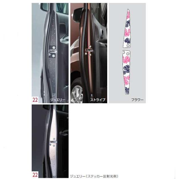 デイズ ルークス ドアリフレクションステッカー 日産純正部品 B21A