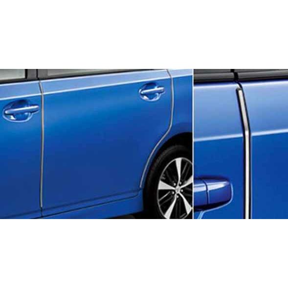 ウィッシュ ドアエッジプロテクターステンレス製1台分セット トヨタ