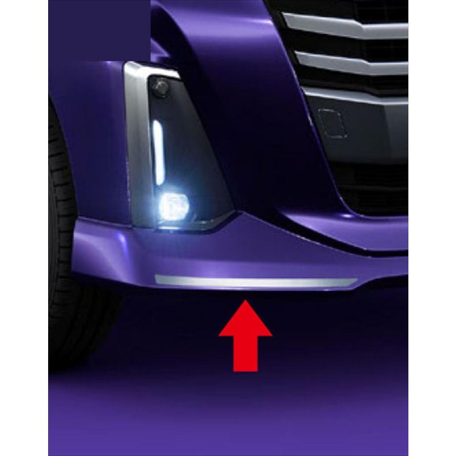 ルーミー フロントアンダーストライプ（メッキ調） トヨタ純正部品