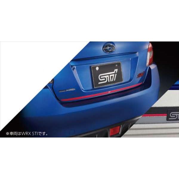 WRX S4 トランクリッドガーニッシュ（チェリーレッド） スバル純正部品