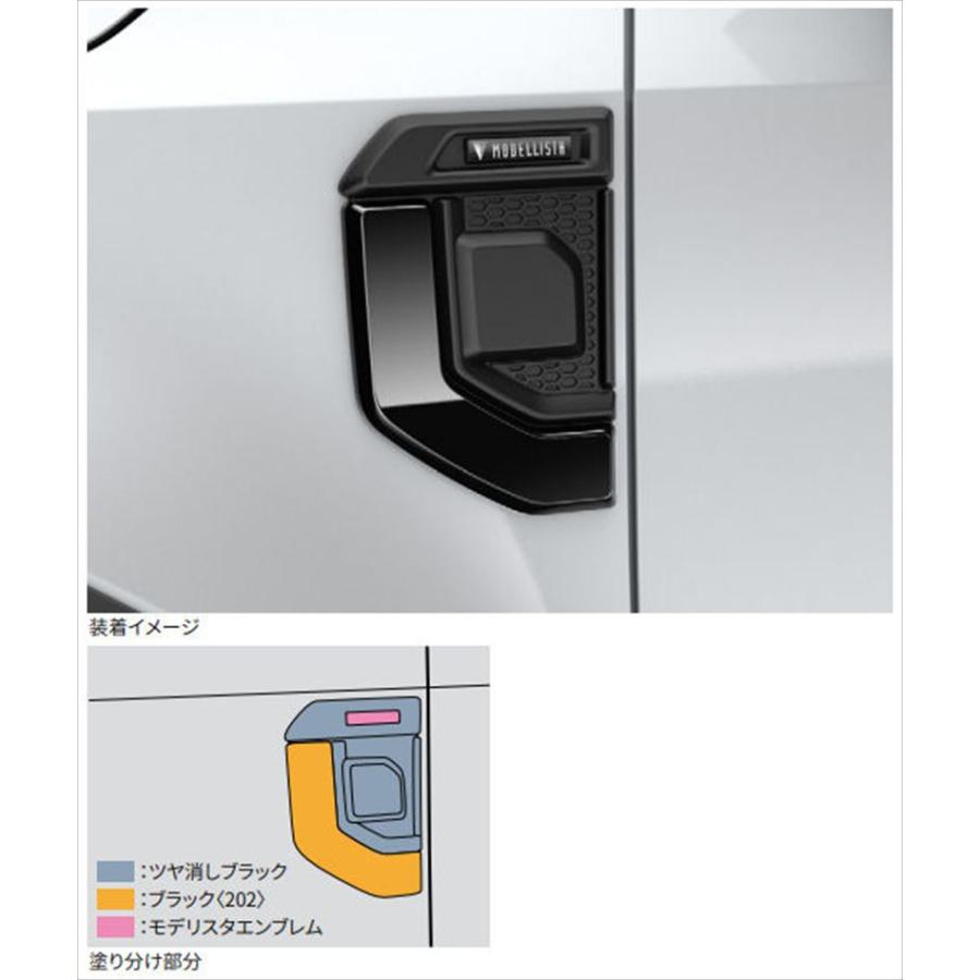 ランドクルーザー250 MODELLISTA フェンダーガーニッシュ トヨタ純正