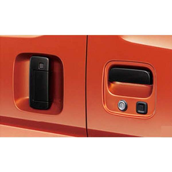 ダイハツ DAIHATSU純正 アトレーS700V S710ドアハンドル セット アトレー ドアアウターハンドル（ブラック）（パワースライドドア付車