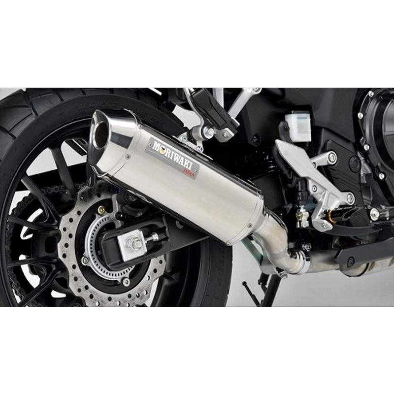 400X 社外品 モリワキ MXスリップオンマフラー ※ステンレス HONDA_2輪