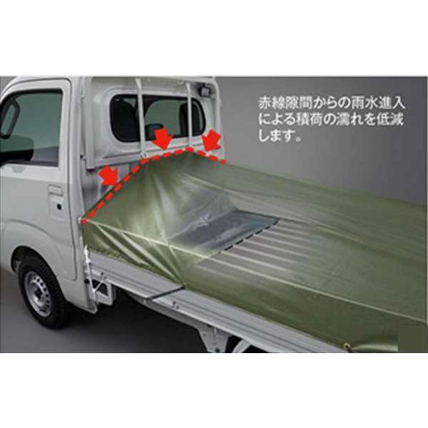 ハイゼットトラック スロープ式平シートセット（前垂れ付）の平シート