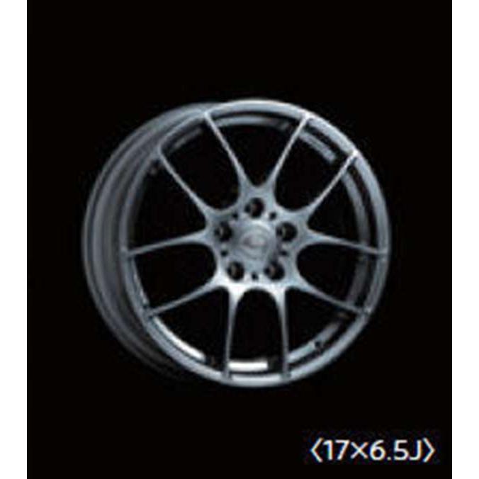 リーフ BBS製ダーククロームカラーコートホイール ※17×6.5J、イン