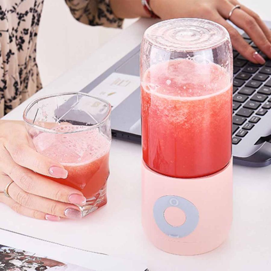 小型ミニジューサー ジューサーミキサー ミキサー 小型 ジューサー スムージー 野菜 果物 離乳 ジュース 栄養補充 6枚刃 1300mAh