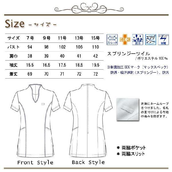 エステ ユニフォーム チュニックシャツ 00120 : つなぎ・白衣・事務服