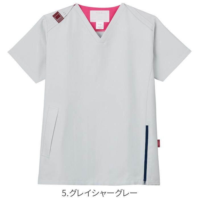 スクラブ 医療用 男女兼用 白衣 CK702 FOLK フォーク : つなぎ・白衣