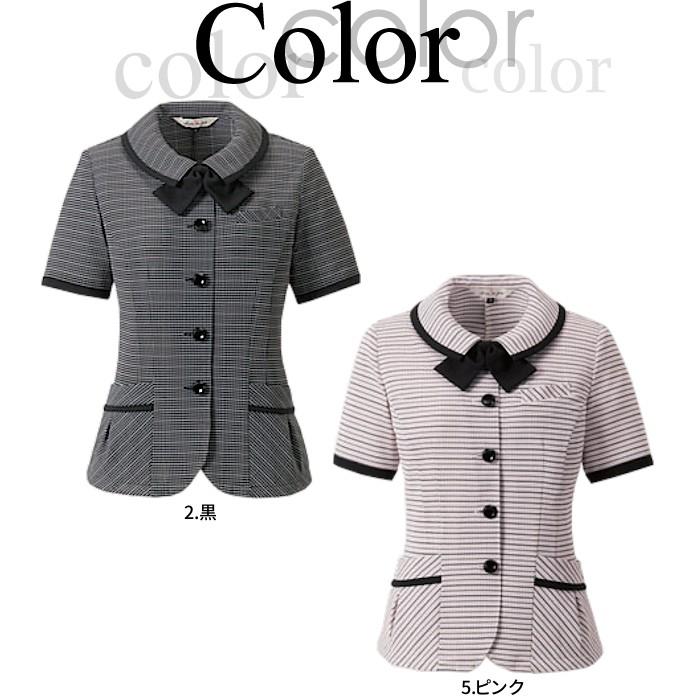 事務服 オーバーブラウス 新品未使用タグ付き 春夏用]オーバーブラウス[ニット/吸汗速乾/透け防止](34-AJ0858