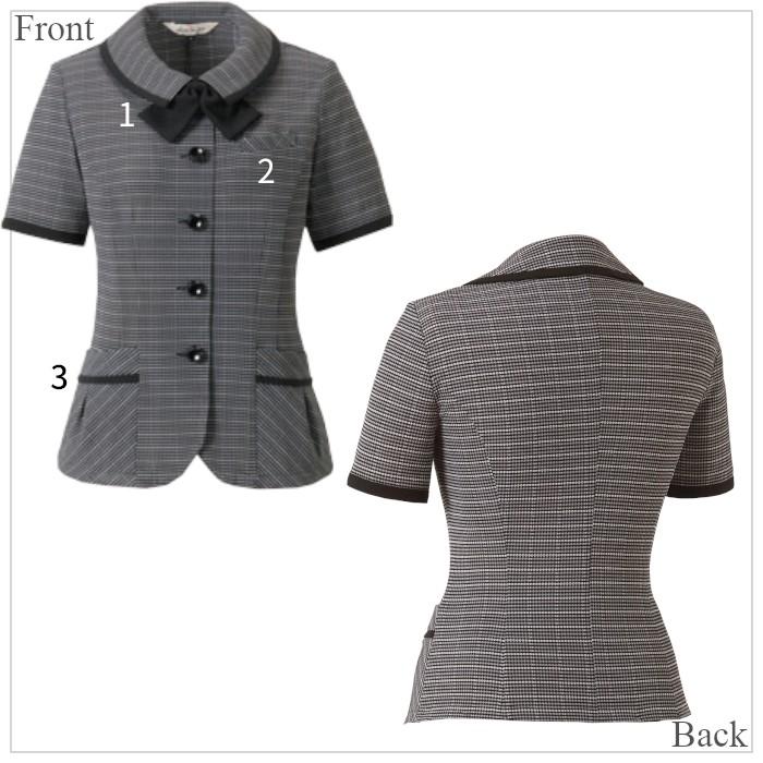 事務服 オーバーブラウス ニット 5号〜15号 26500 enjoie : つなぎ