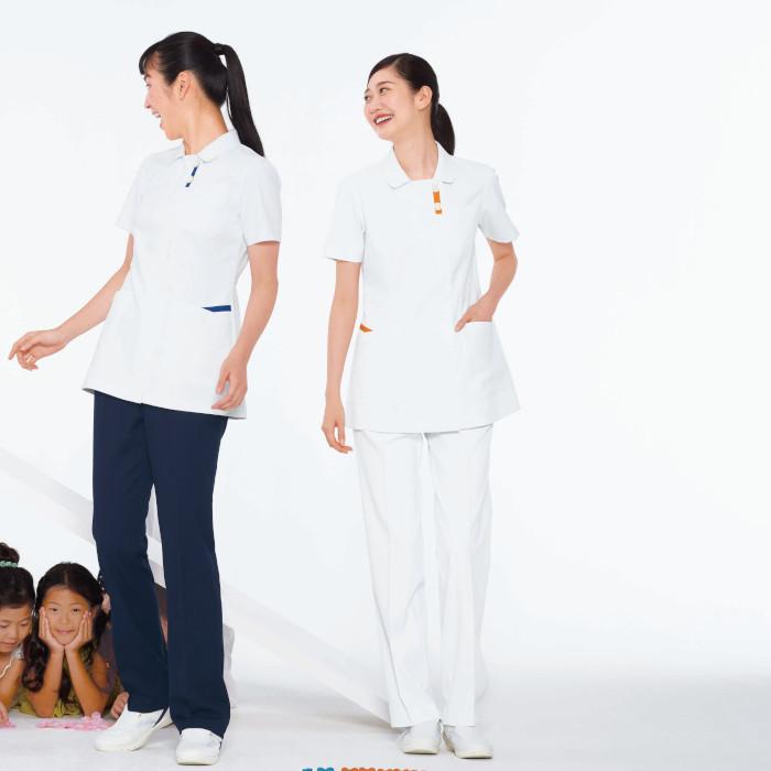 白衣 チュニック 女性用 ナガイレーベン FT4532 : つなぎ・白衣・事務