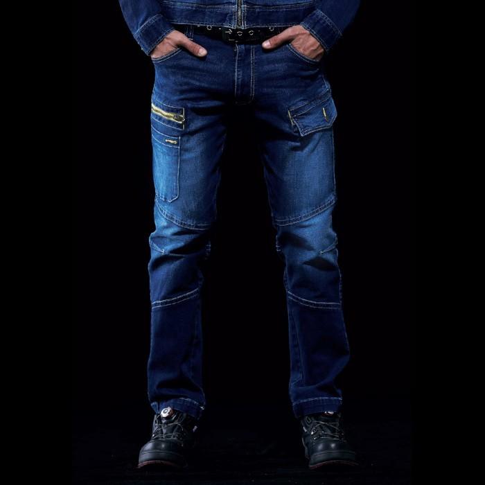 新入荷 流行 寅壱 デニム カーゴパンツ 作業着 ストレッチ おしゃれ メンズ トライチ 40 219 S Ll 最安値に挑戦中 Discoversvg Com