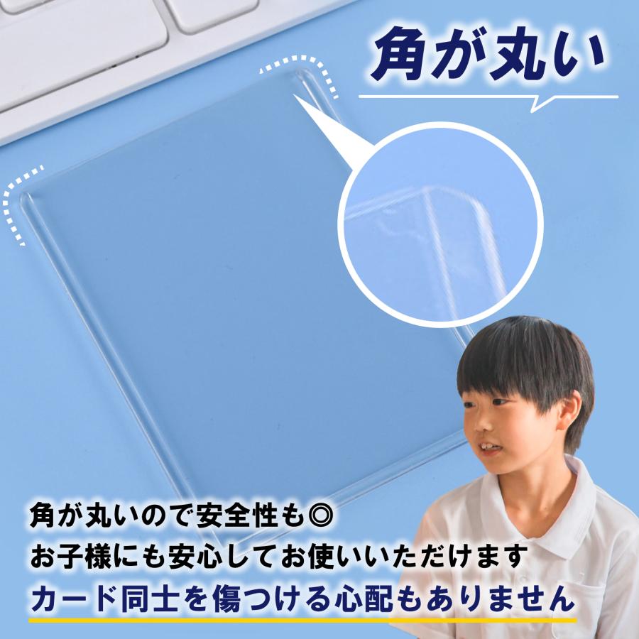 トップローダー フィルム カードホルダートレカ 横入れ100枚　推し活　ポケカ トップローダー 50枚 サイド 硬質ケース 保護フィルム付き トレカ 推し