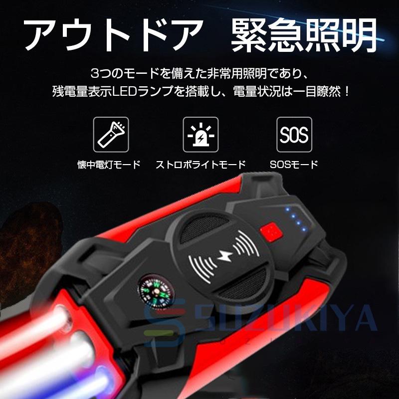 ジャンプスターター 12V 緊急始動 ポータブル電源 車用品 ジャンプスターター 12V 緊急始動 ポータブル電源 車用品