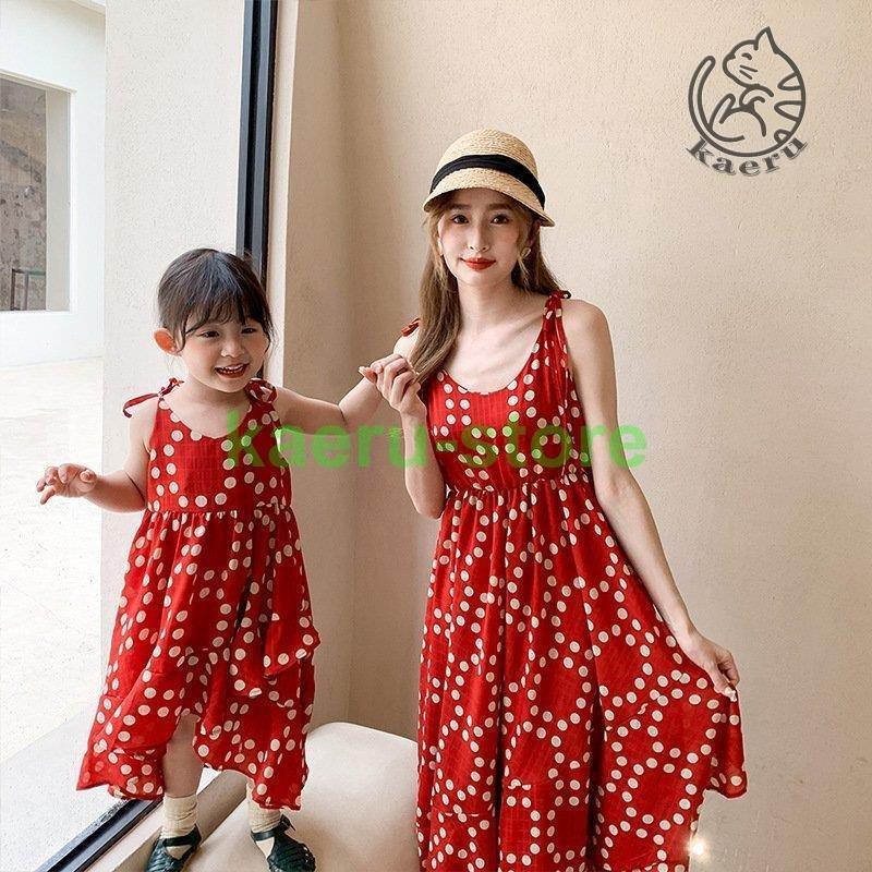ママとお揃い 娘とペアルック ママリンクコーデ 親子お揃い 半袖 ワンピース 女の子子供服 夏 シンプル おしゃれ カジュアル おでかけ お揃い 韓国 子供服 Suz76 すずまゆショップ 通販 Yahoo ショッピング