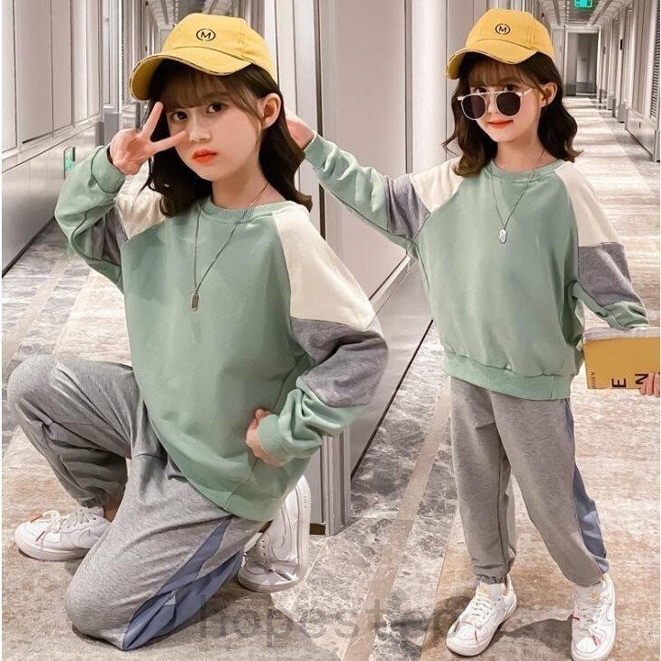 子供服 セットアップ キッズ 女の子 長袖 秋 上下セット Tシャツ ロングパンツ 長ズボン 子供ジャージ スポーツウェア 運動着 おしゃれ 可愛い Suz928 0035 すずまゆショップ 通販 Yahoo ショッピング