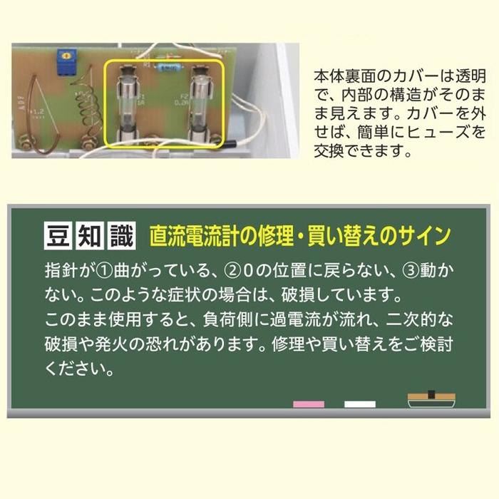 直流 電流計 ZAD カラー目盛り ケニス 1-108-0132 : 鈴盛オンライン