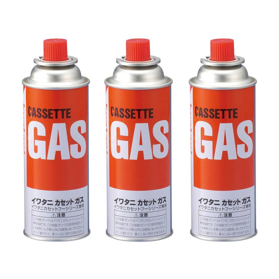 カセットボンベ 3本組 液化ブタン250g カセットコンロ用 : 鈴盛 