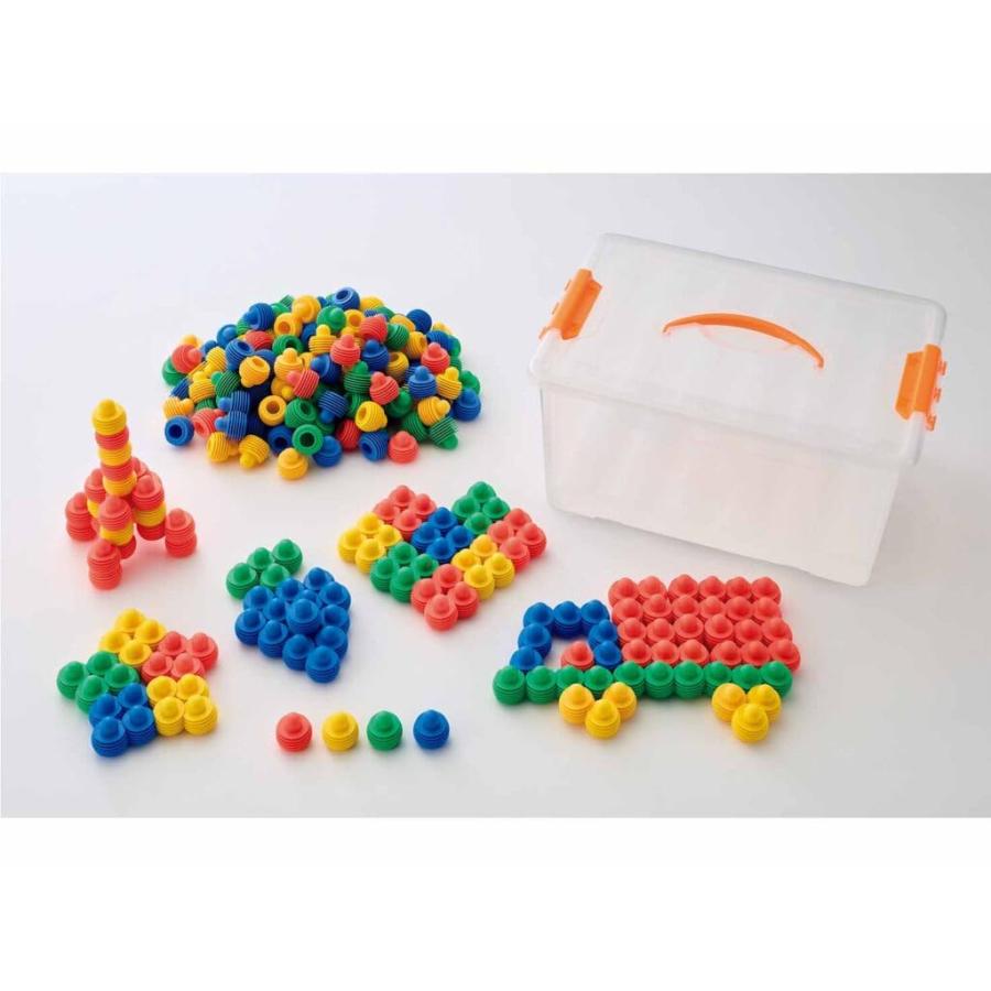 マスセット ラウンドコネクト ブロック 300個組 やわらかい 丸型