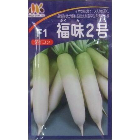 野菜種子 青首総太りダイコン「福味2号」 500粒（ヴィルモランみかど