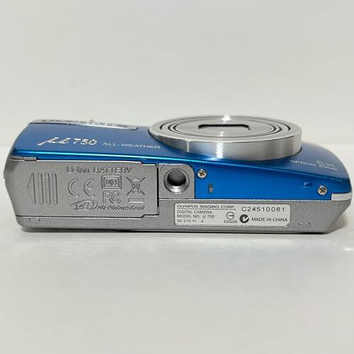 ✨極美品✨OLYMPUS μ 750 コンパクトデジタルカメラ　スカイブルー OLYMPUS デジタルカメラ μ750 スカイブルー μ-750 BLU : 中古