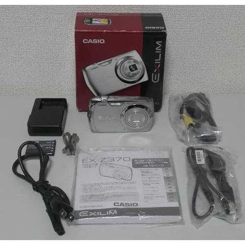 CASIO デジタルカメラ EXILIM シルバー EX-Z370SR : 中古