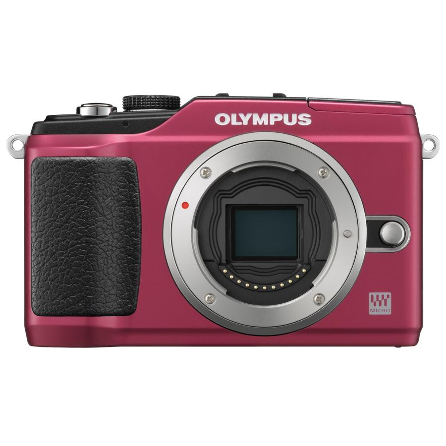OLYMPUS ミラーレス一眼 PEN E-PL2 ボディ レッド BODY RED