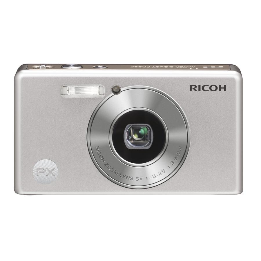RICOH 防水デジタルカメラ PX シャンパンシルバー PXCS : 中古 RICOH 防水デジタルカメラ PX シャンパンシルバー PXCS : 中古