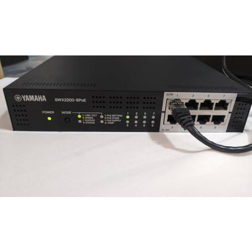 ヤマハ スマートL2スイッチ 8ポート SWX2200-8PoE : 中古