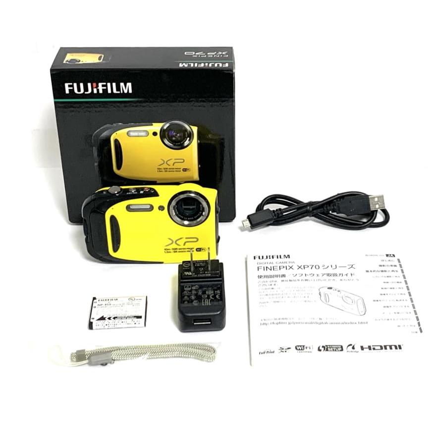 (未使用･未開封品)　FUJIFILM コンパクトデジタルカメラ XP70Y イエロー F FX-XP70Y v1yptgt FUJIFILM コンパクトデジタルカメラ XP70Y イエロー F FX-XP70Y