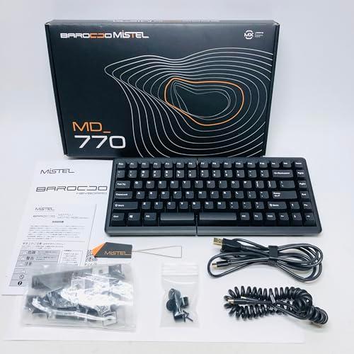 Barocco MD770-PUSPDBBA1 英語US配列85キー 静音赤軸 : 中古