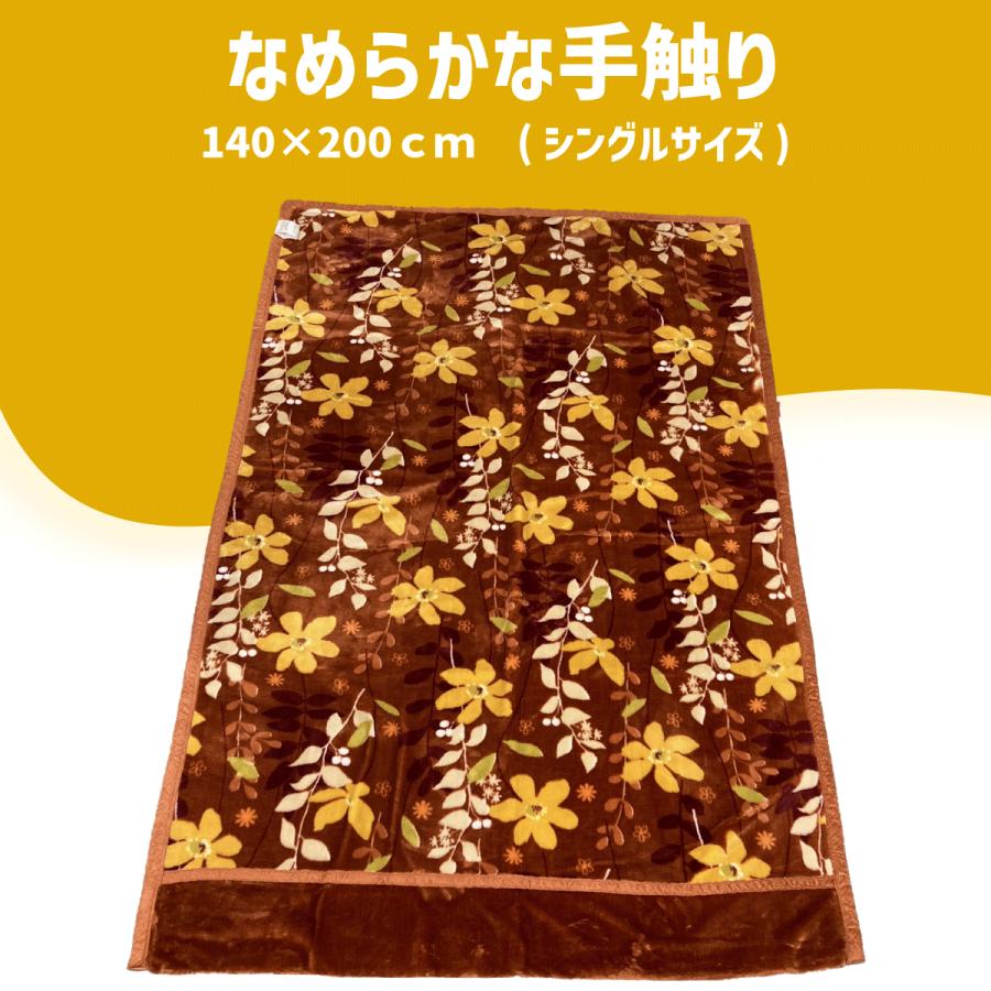 西川毛布 2枚】 シングル140×200 軽くて暖かい マイヤー毛布