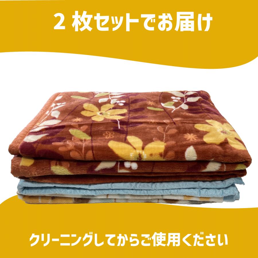 西川毛布 2枚】 シングル140×200 軽くて暖かい マイヤー毛布