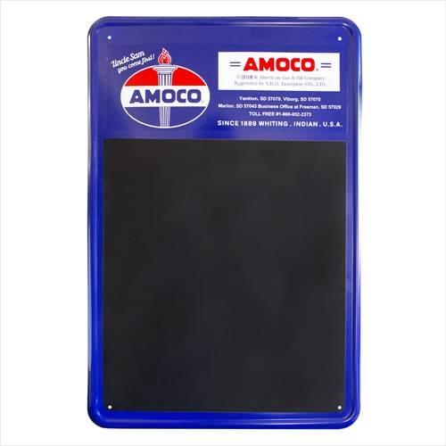 チョークサインメタルボード看板 AMOCO柄 METAL 88％以上節約 CHOKE SIGN AMOCO マグネット看板 有名な