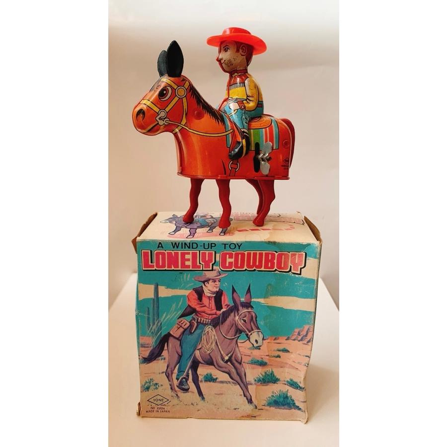 LONELY COWBOY ゼンマイ ブリキ 日本製 YONE No2204 MADE IN LONELY COWBOY ゼンマイ ブリキ 日本製 YONE No2204 MADE IN
