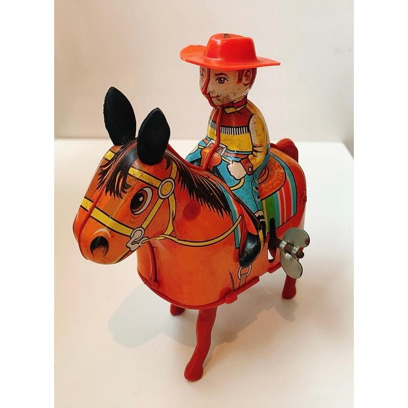 LONELY COWBOY ゼンマイ ブリキ 日本製 YONE No2204 MADE IN JAPAN